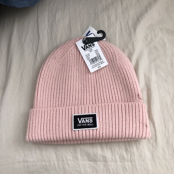 vans pink beanie